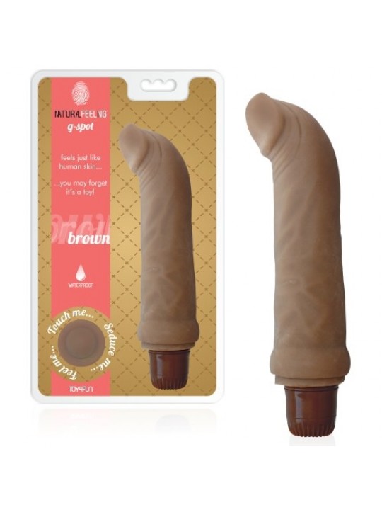 VIBRADOR NATURAL FEELING G-SPOT BROWN