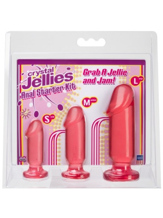 KIT DE PLUGS ANAIS ANAL STARTER KIT ROSA