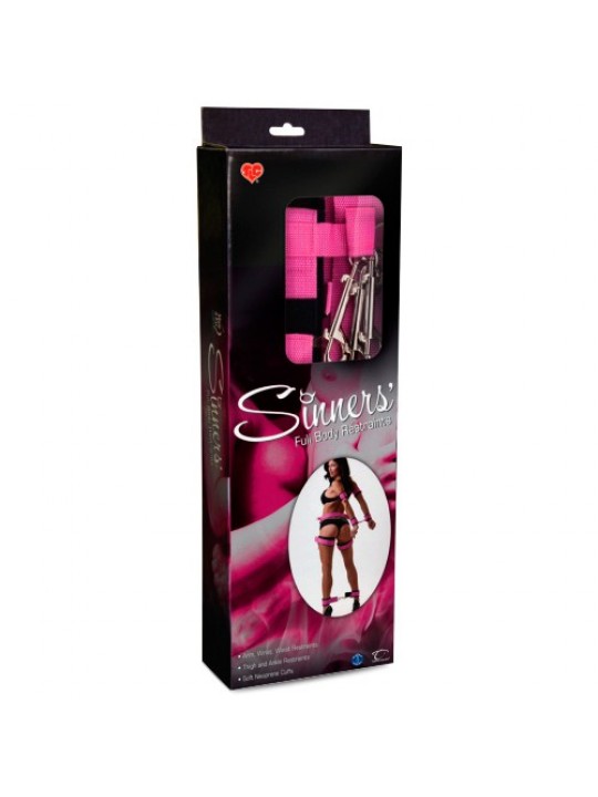 KIT DE RESTRIÇÃO FULL BODY RESTRAINTS SINNERS?