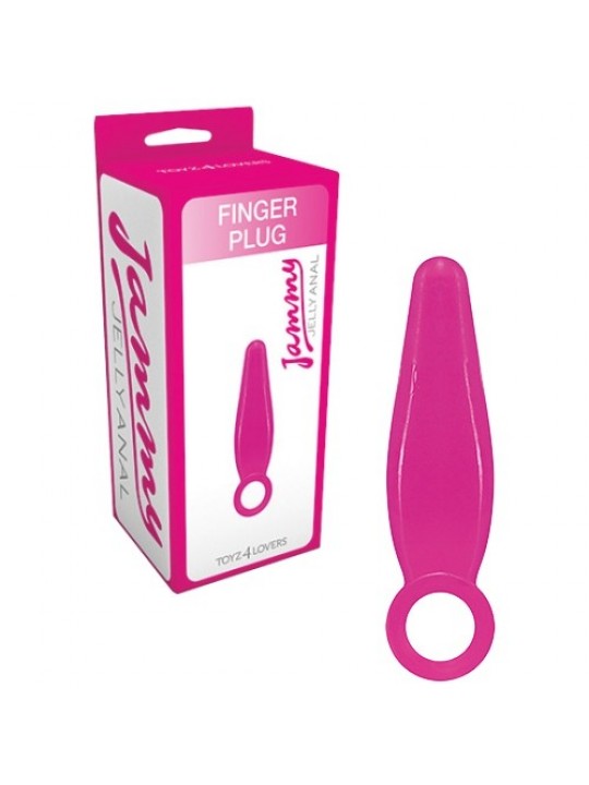 PLUG ANAL FINGER PLUG JAMMY JELLY ANAL ROSA