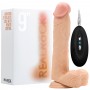 VIBRADOR REALÍSTICO COM TESTÍCULOS REALROCK 9? BRANCO