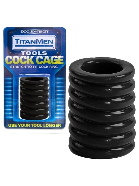 ANEL PARA O PÉNIS COCK CAGE TITANMEN