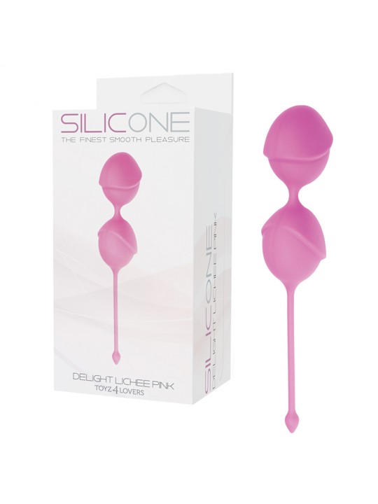 BOLAS ESTIMULADORAS DELIGHT LICHEE ROSA