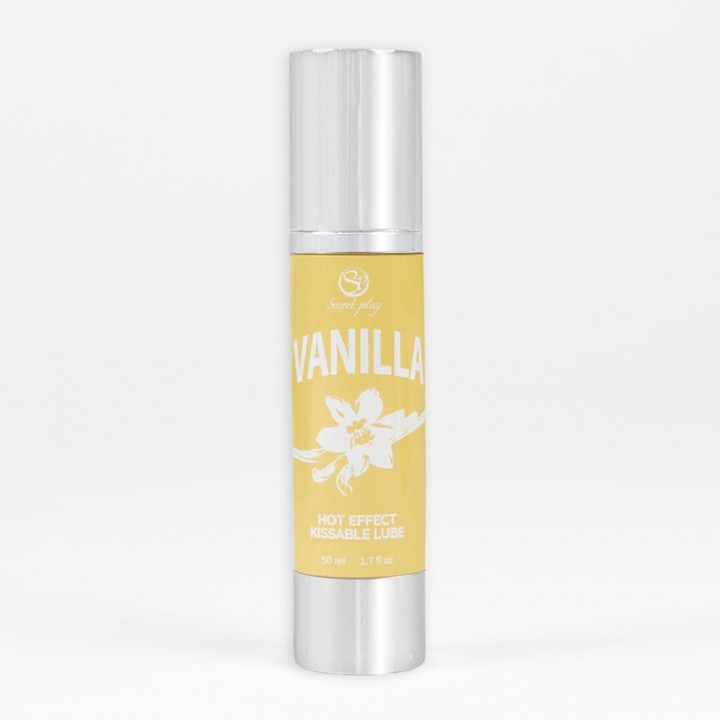LUBRIFICANTE DE EFEITO CALOR COM SABOR A BAUNILHA 50 ML SECRET PLAY