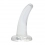 DILDO NON-REALISTIC CRYSTAL CLEAR 5 /11,5 CM TRANSPARENTE REALROCK