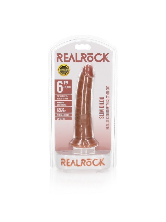 DILDO SLIM REALISTIC 6 /15,5 CM REALROCK