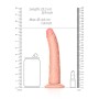 DILDO SLIM REALISTIC 8 /20,5 CM FLESH REALROCK