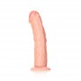 DILDO CURVED REALISTIC 7 /18 CM FLESH REALROCK