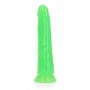 DILDO SLIM REALISTIC DILDO GLOW IN THE DARK 6'' / 15,5 CM REALROCK