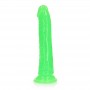 DILDO SLIM REALISTIC DILDO GLOW IN THE DARK 7'' / 18 CM REALROCK