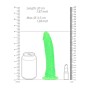 DILDO SLIM REALISTIC DILDO GLOW IN THE DARK 7'' / 18 CM REALROCK
