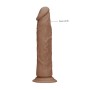 DILDO SEM TESTÍCULOS TAN 8 / 20 CM REALROCK