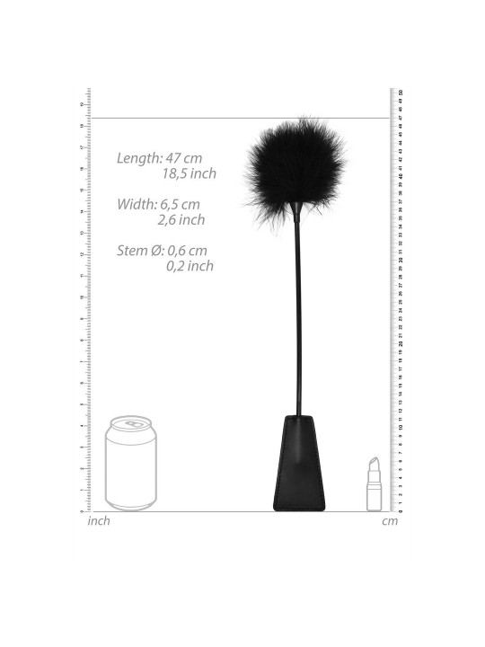 ESPANADOR DE PLUMAS COM CHIBATA PRETO OUCH!