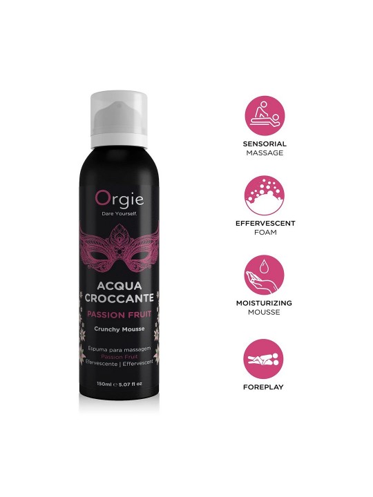 ESPUMA CROCANTE DE MARACUJÁ  5.07 FL OZ 150ML ORGIE