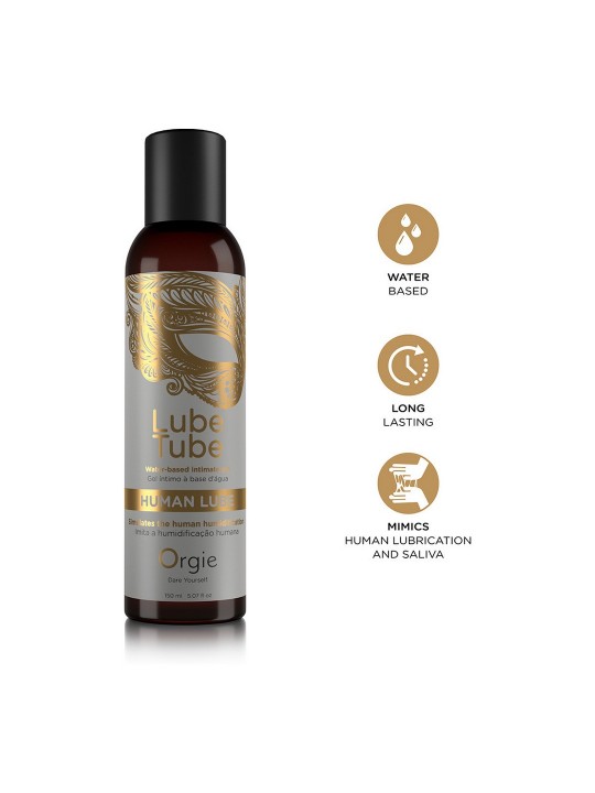 GEL LUBRIFICANTE COM BASE DE ÁGUA HUMAN LUBE 5.07 FL OZ 150ML ORGIE