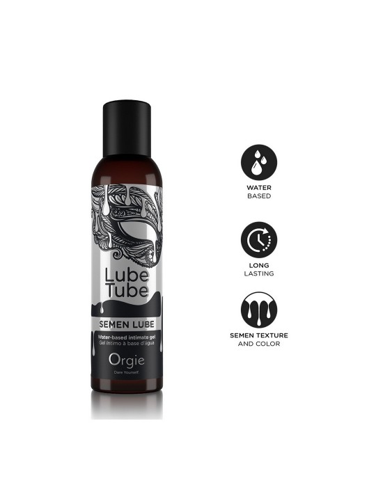 GEL LUBRIFICANTE COM BASE DE ÁGUA SEMEN LUBE 5.07 FL OZ 150ML ORGIE