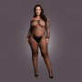 CATSUIT DE REDE PRETO TAMANHO QUEEN LE DÉSIR - 42 XL