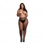COLLANTS DE REDE PRETOS TAMANHO QUEEN LE DÉSIR - 42 XL