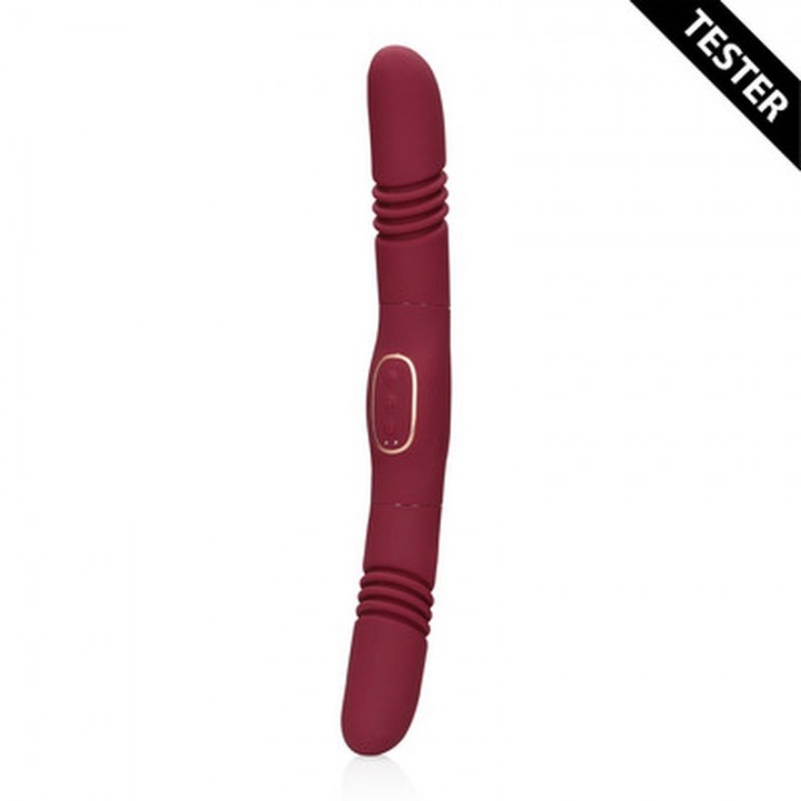 TESTER VIBRADOR DOUBLE-SIDED THRUSTING MERLOT GRAPE LOVELINE