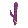 VIBRADOR 3 UP-AND-DOWN MOVING RINGS ORCHIDEE PURPLE LOVELINE