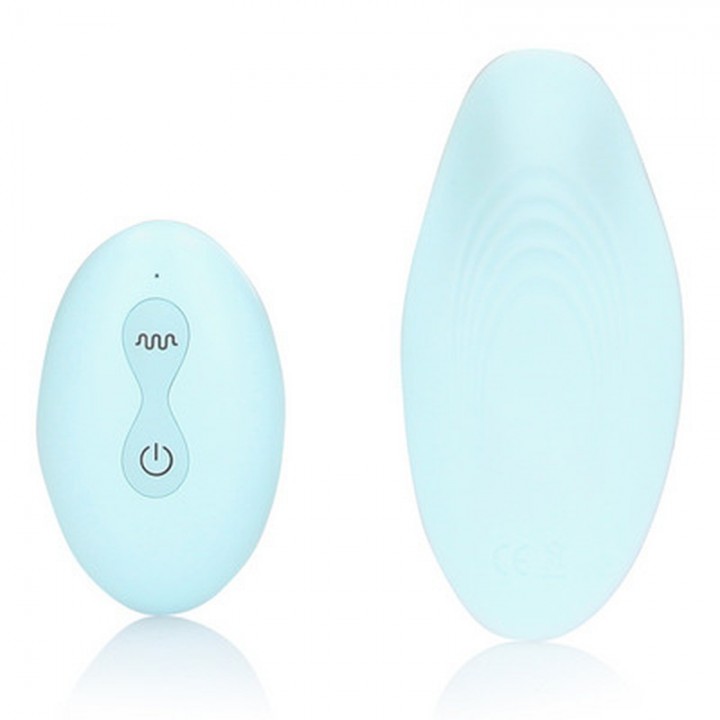 VIBRADOR DE CUECA COM COMANDO ARCTIC BLUE LOVELINE