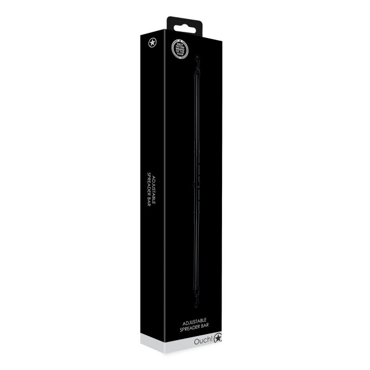 BARRA AFASTADORA ADJUSTABLE SPREADER BAR PRETO OUCH!