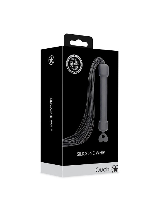 CHICOTE EM SILICONE PRETO OUCH!