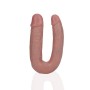 DILDO DUPLO U SHAPED DOUBLE DILDO 5 / 12,7 CM REALROCK