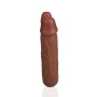 DILDO DUPLO U SHAPED DOUBLE DILDO 5 / 12,7 CM TAN REALROCK