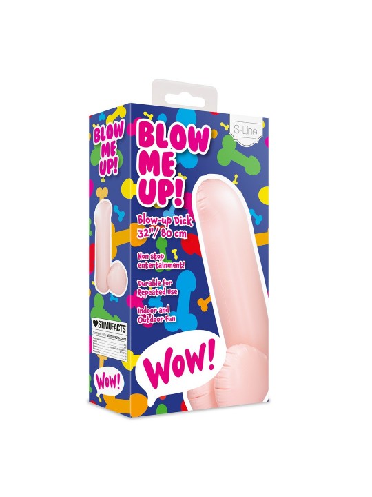 PÉNIS INSUFLÁVEL GIGANTE 32''/ 80 CM S-LINE