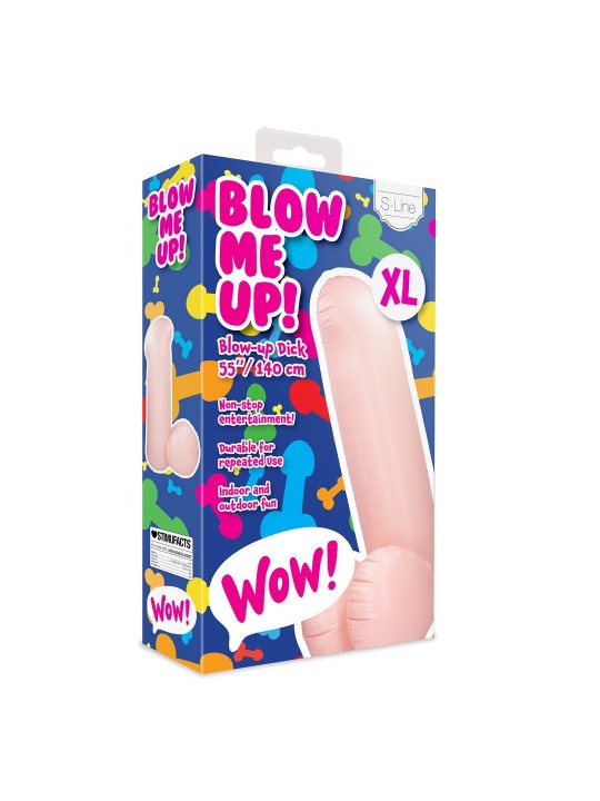 PÉNIS INSUFLÁVEL GIGANTE 55''/ 140 CM S-LINE