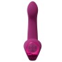 VIBRADOR RIKO COM MOTOR TRIPLO PULSE WAVE STIMULATOR ROSA VIVE