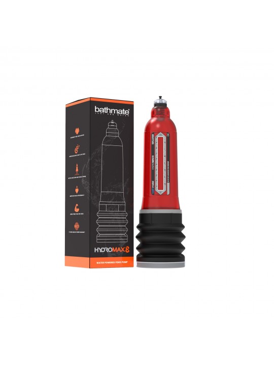 BOMBA PARA PÉNIS HYDROMAX 8 - BATHMATE VERMELHA