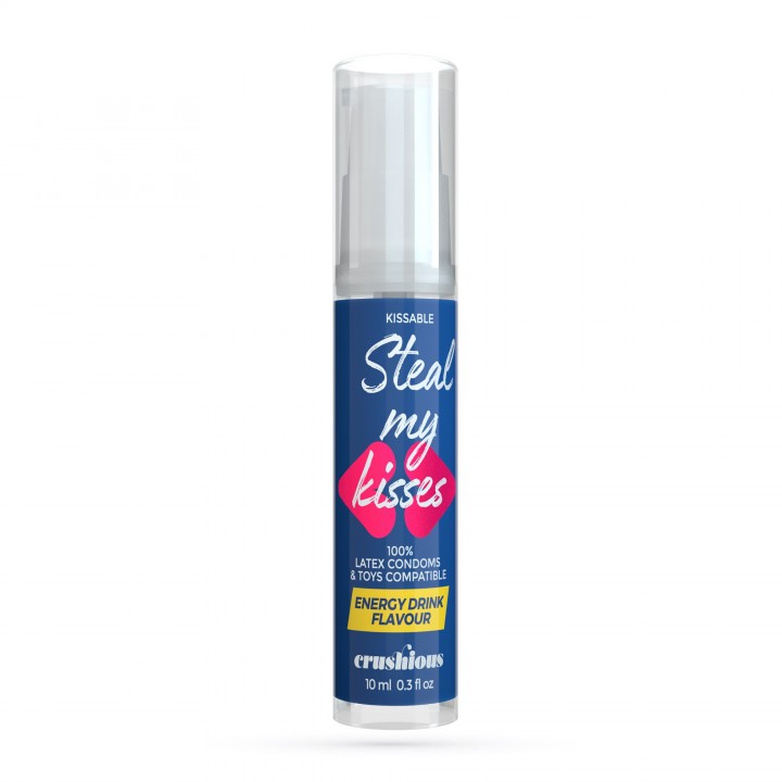 GEL LUBRIFICANTE STEAL MY KISSES COM SABOR A BEBIDA ENERGÉTICA CRUSHIOUS 10ML