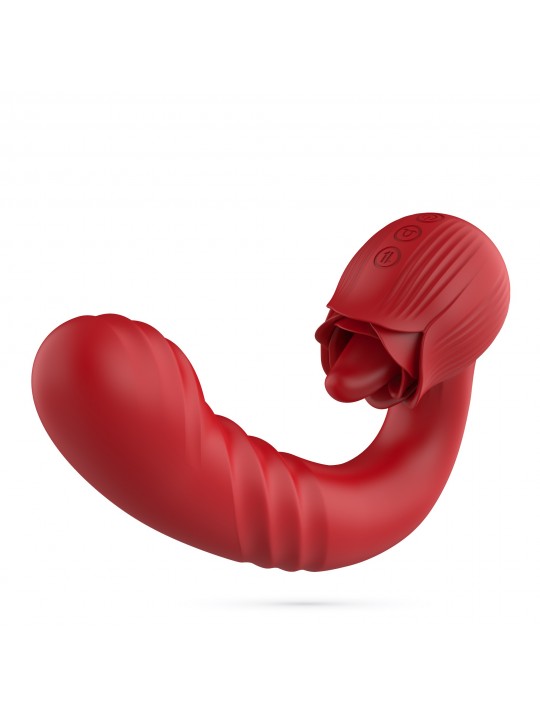 VIBRADOR EM ROSA COM IMPULSO OSIRIA CRUSHIOUS
