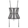 CORPETE E TANGA RAVENNA PRETO BEAUTY NIGHT FASHION - 36-38 S/M