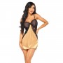 CAMISA DE NOITE E TANGA MARINELA DOURADO BEAUTY NIGHT FASHION - 40-42 L/XL CAMISA DE NOITE E TANGA MARINELA DOURADO BEAUTY NIGHT FASHION - 40-42 L/XL