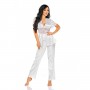 CONJUNTO DE 2 PEÇAS MISSY BRANCO BEAUTY NIGHT FASHION - 40-42 L/XL