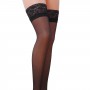 MEIAS DE LIGAS ST003 PRETAS (17 DEN) PASSION - 3/4