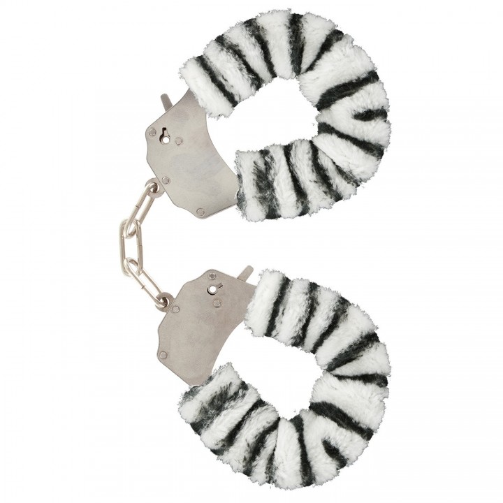 ALGEMAS COM PELÚCIA FURRY FUN ZEBRA TOYJOY