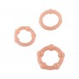 CONJUNTO DE 3 ANÉIS PARA O PÉNIS STAY HARD FLESH SCALA