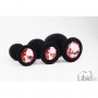 CONJUNTO DE JOIAS PARA TREINO ANAL PRETO CANDY LUST