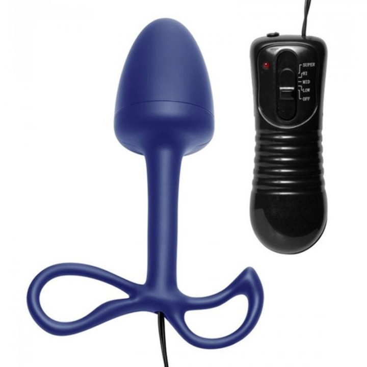 PLUG ANAL COM VIBRAÇÃO E COMANDO ASTRAL QUATTRO 4 SPEED MASTER SERIES