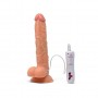 VIBRADOR REALISTICO COM TESTICULOS E COMANDO VIBE REALISTIX MOD.5 23,5CM CANDY LUST