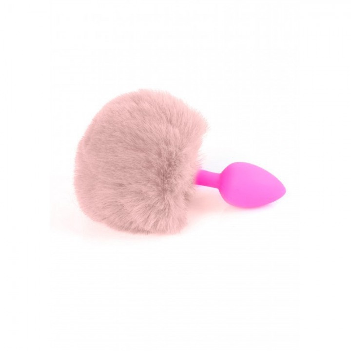 PLUG ANAL COM CAUDA DE COELHO EXCLUSIVITY ROSA BOSS SERIES