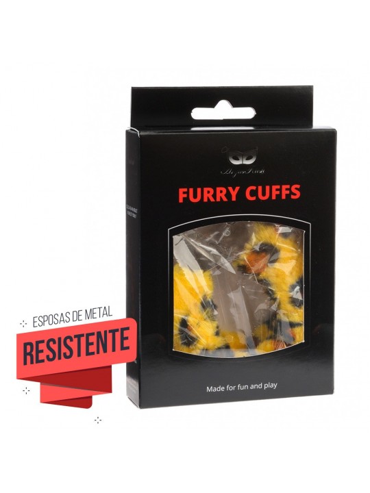 ALGEMAS COM PELÚCIA LEOPARDO ARGUS FETISH ARGUS TOYS