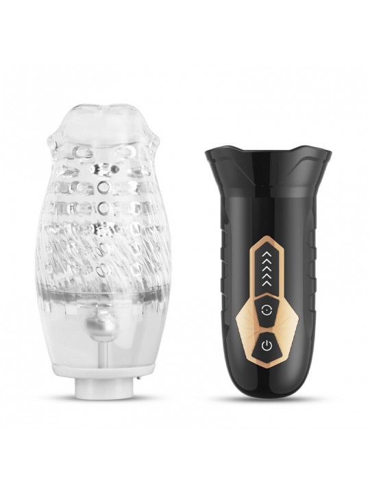 MASTURBADOR COM VIBRAÇÃO E ROTAÇÃO SPINNING MACHINE V 2.0 FUNNY MEE