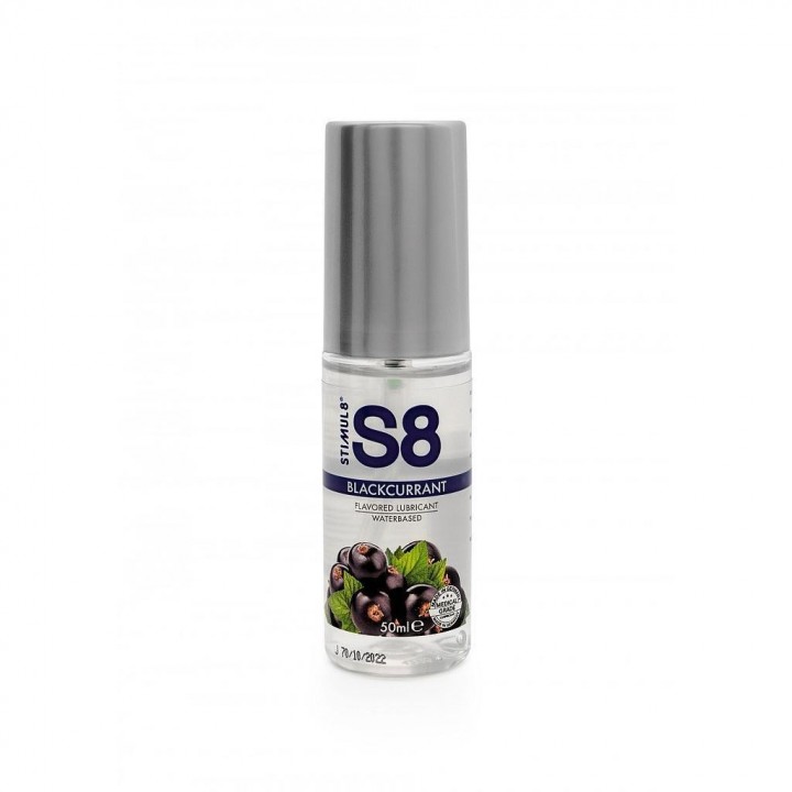 LUBRIFICANTE À BASE DE ÁGUA COM SABOR A GROSELHA NEGRA S8 STIMUL8 50ML
