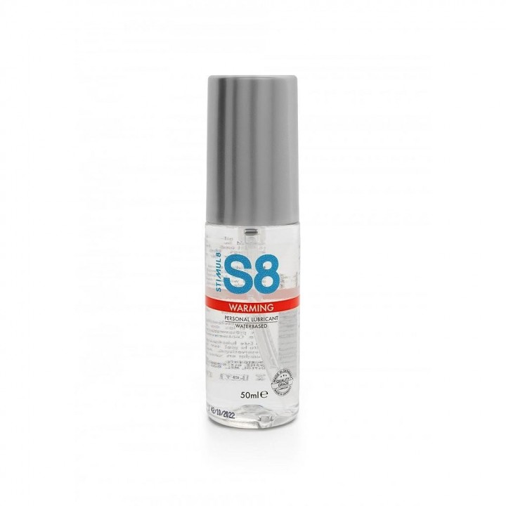 LUBRIFICANTE À BASE DE ÁGUA COM EFEITO DE AQUECIMENTO S8 STIMUL8 125ML