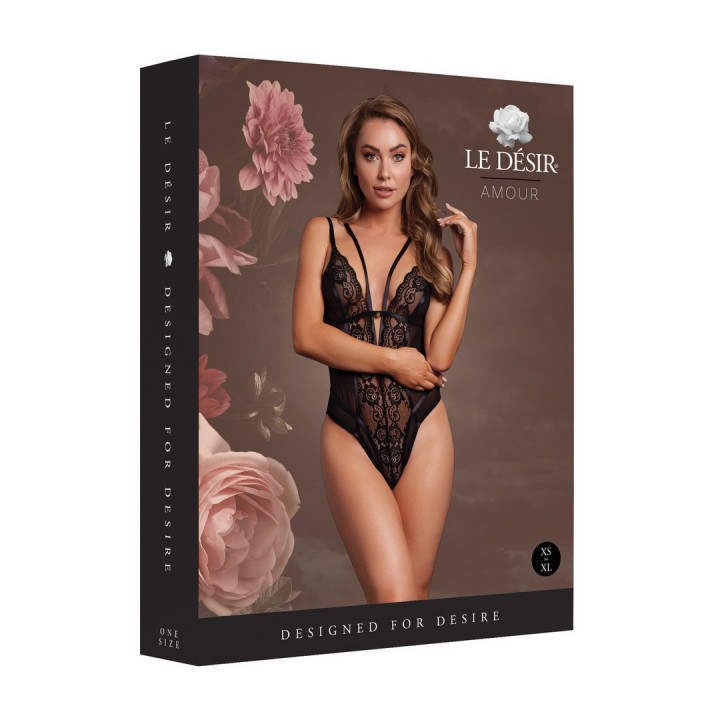 BODY WIRELESS LACE PRETO LE DÉSIR - T. ÚNICO